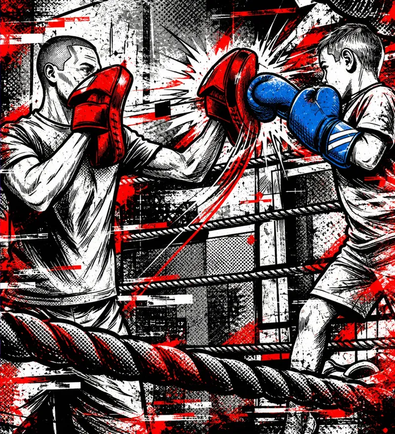 Kids boxing class at New Legacy